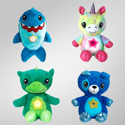 Peluche con proyector de luces para niños Star Belly