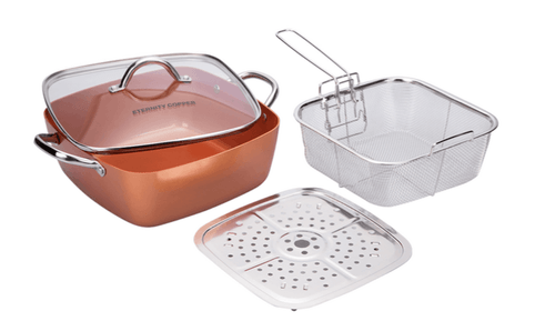 Olla cuadrada XL Eternity Copper