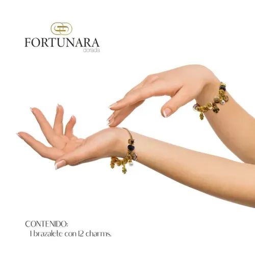 Pulsera con dijes Fortunara
