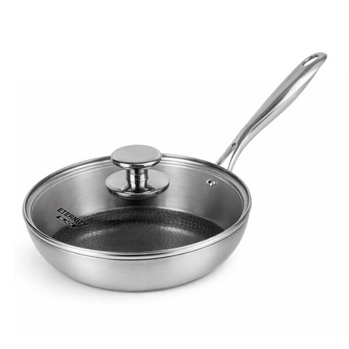 Sartén de acero inoxidable tricapa indestructible Eternity Black