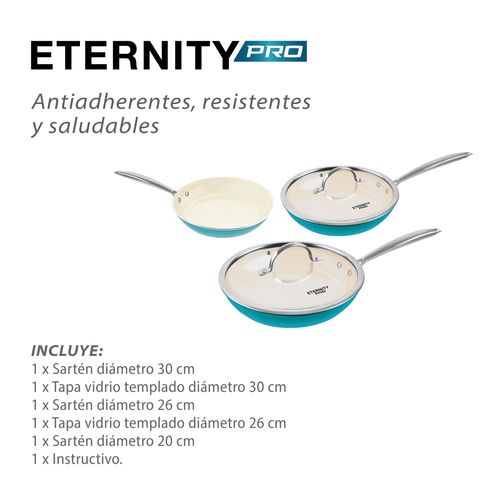 Set de Sartenes de aluminio forjado Eternity Pro