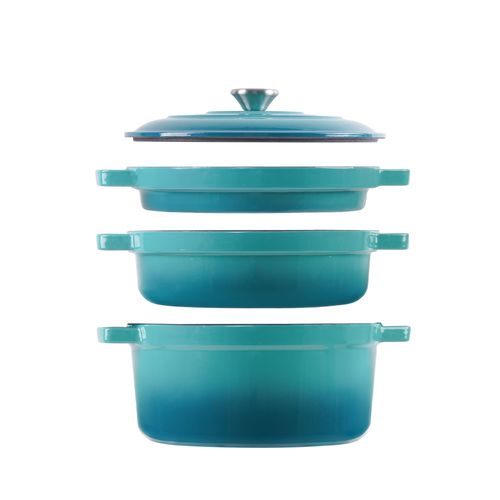 Set de Ollas apilables de hierro fundido Baker's Secret
