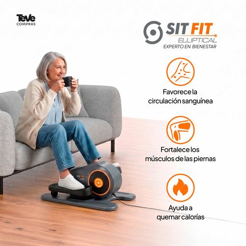 Sit Fit Elliptical - Caminador compacto eléctrico, sin esfuerzo
